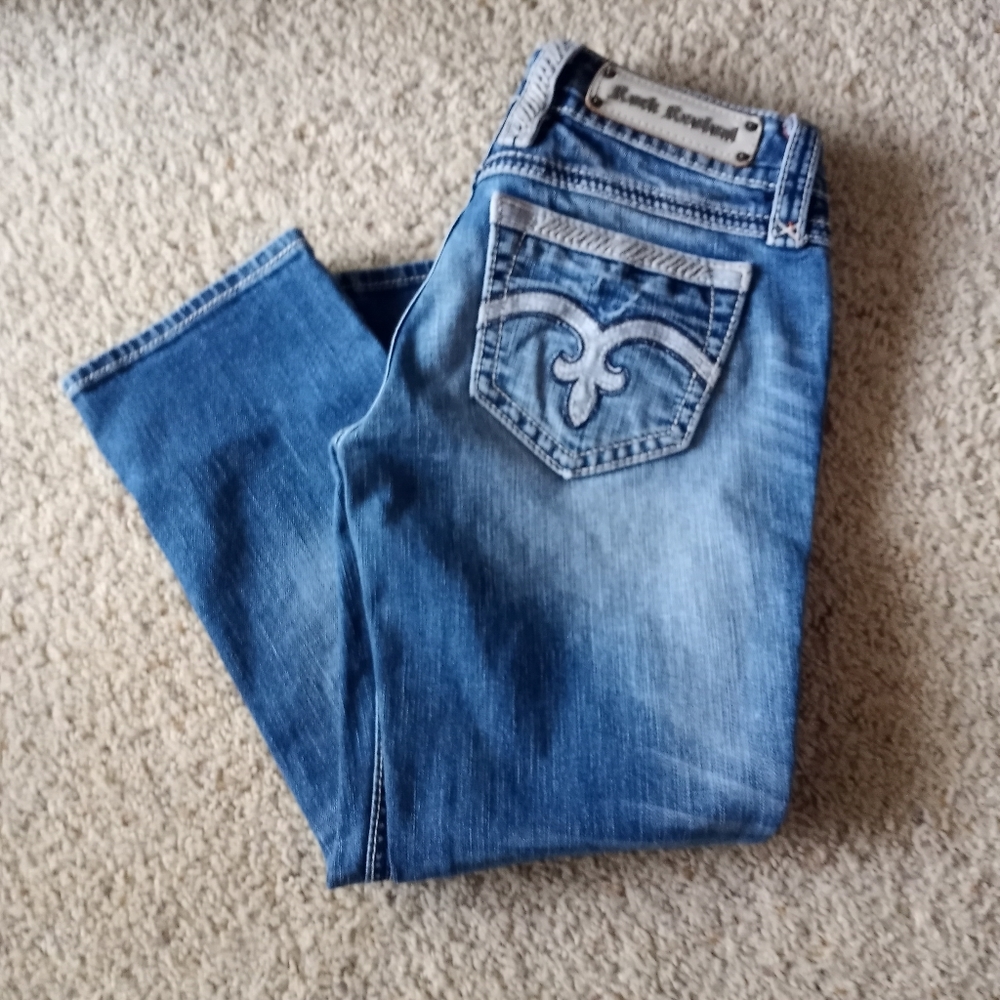 Rock Revival Cropped Jeans